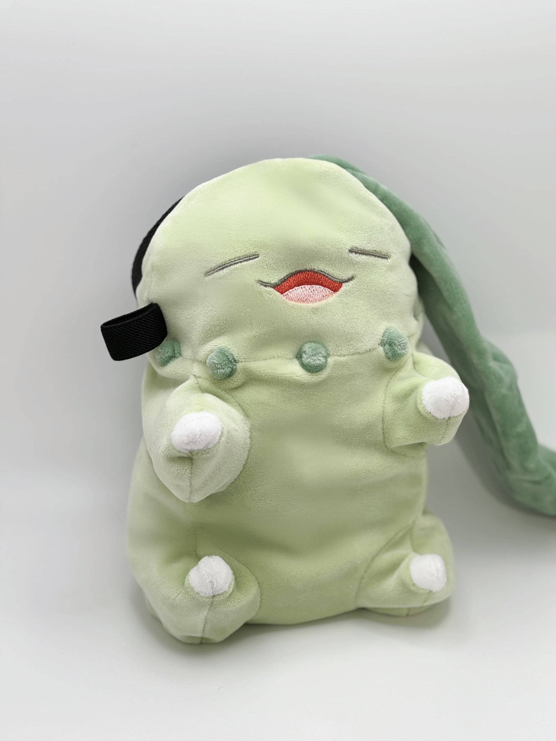 anime plush cute pokemon sleeping chikorita chalk bag for rock climbing