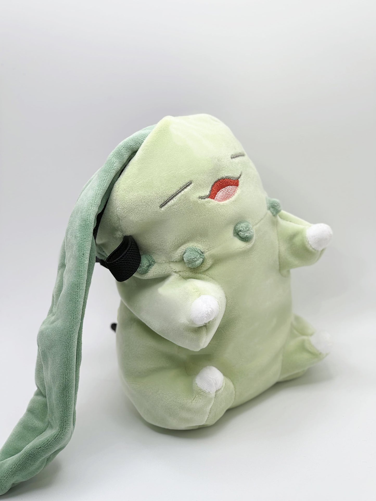 anime plush cute pokemon sleeping chikorita chalk bag for rock climbing