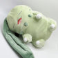 anime plush cute pokemon sleeping chikorita chalk bag for rock climbing