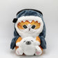 anime plush cute shark cat chalk bag climbing rock mofusand plush