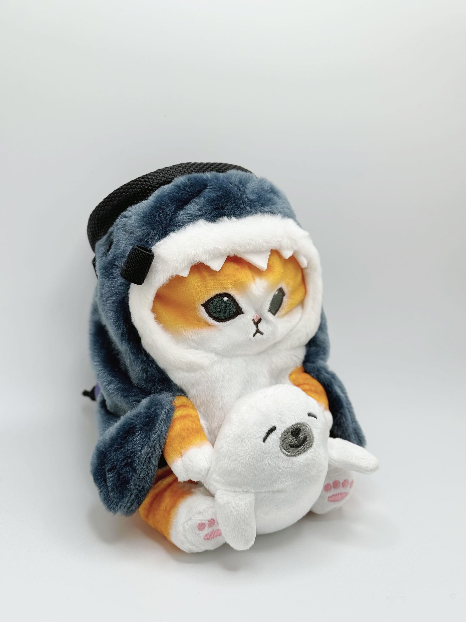 anime plush cute shark cat chalk bag climbing rock