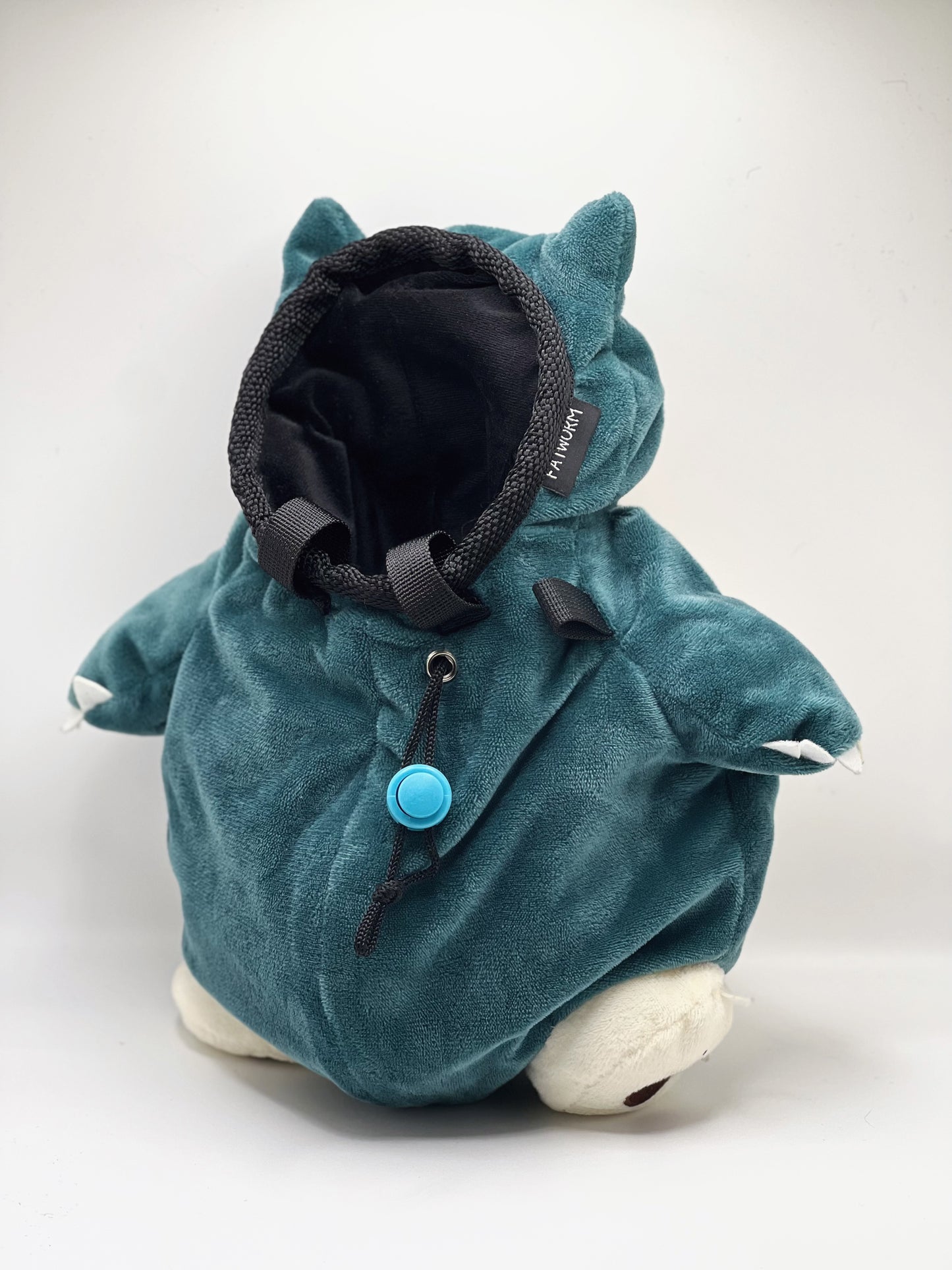 pokemon anime cute Hungry Snorlax plush chalk bag for rock climbing