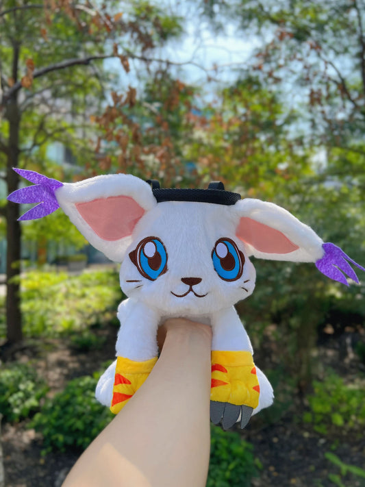 anime plush digimon tailmon cute climbing chalk bag