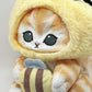 mofusand bee cat climbing chalk bag anime plush fatworm animal bouldering