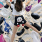Halloween Limited Edition Billy SAW Chalk Bag — movie-inspired handmade plush chalk bag by Fatworm, perfect for bouldering and sport climbing.