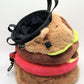 fatworm capybara chalk bag cute climbing bouldering chalk bucket plush chalk bag