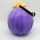 A soft and fluffy Gomu Gomu no Mi (Gum-Gum Fruit) plush chalk bag by Fatworm. This cute yet functional climbing gear features the iconic purple swirl pattern and a long-durable design. The perfect climbing gift for climbers who love unique, handmade gear.