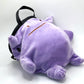 A cute, handmade plush climbing chalk bag featuring Ditto transformed into Gengar, with a purple ghost shape and Ditto’s iconic simple face. Designed with high functionality by a climber, it includes a wide top rim opening, polar fleece lining, a brush loop, and a spill-proof drawstring. A great bouldering gift for rock climbers.