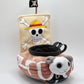 anime plush One piece luffy going merry rock climbing chalk bag cute chopper