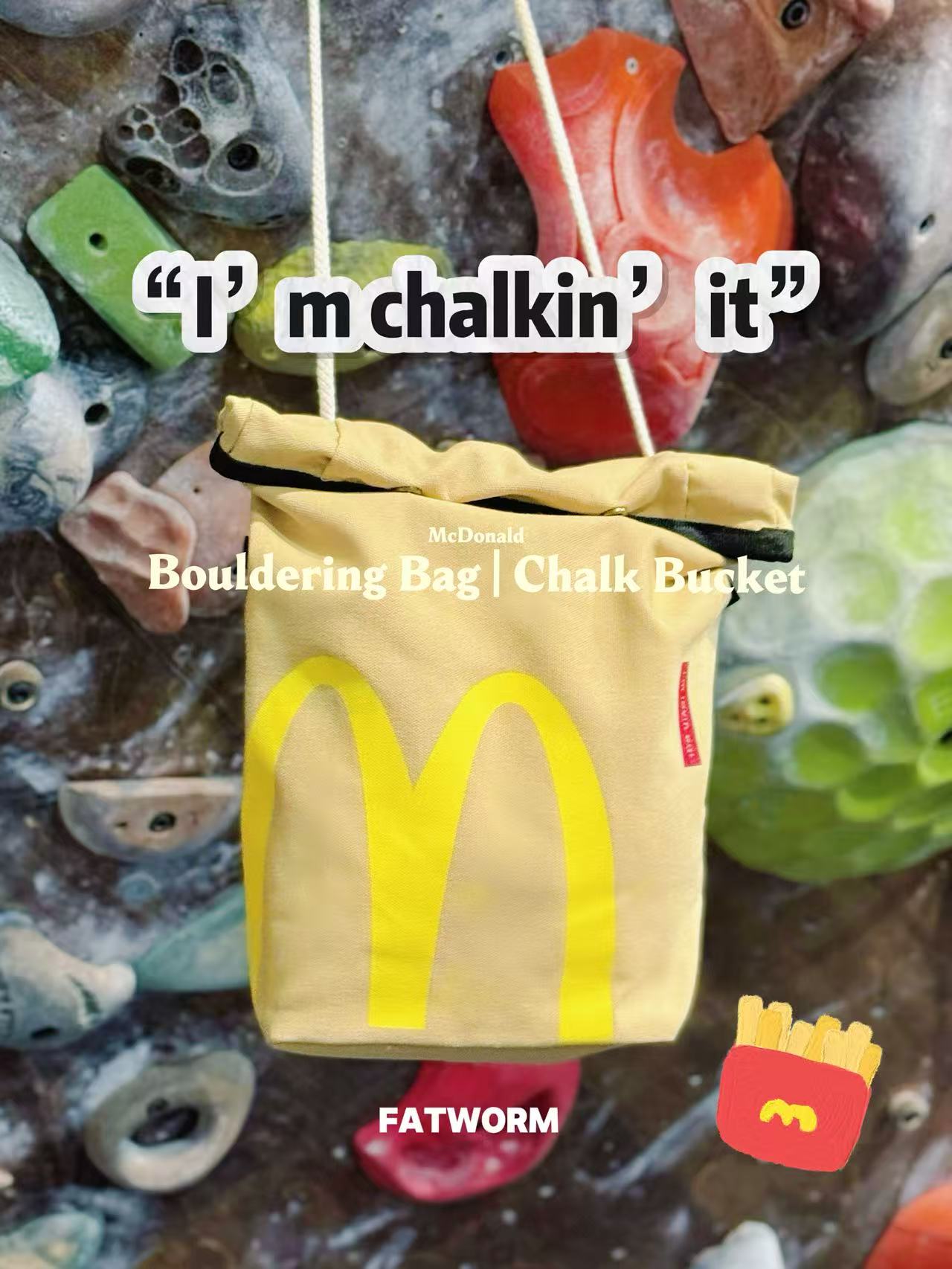 MC Fast Food Bouldering Bag / Chalk Bucket