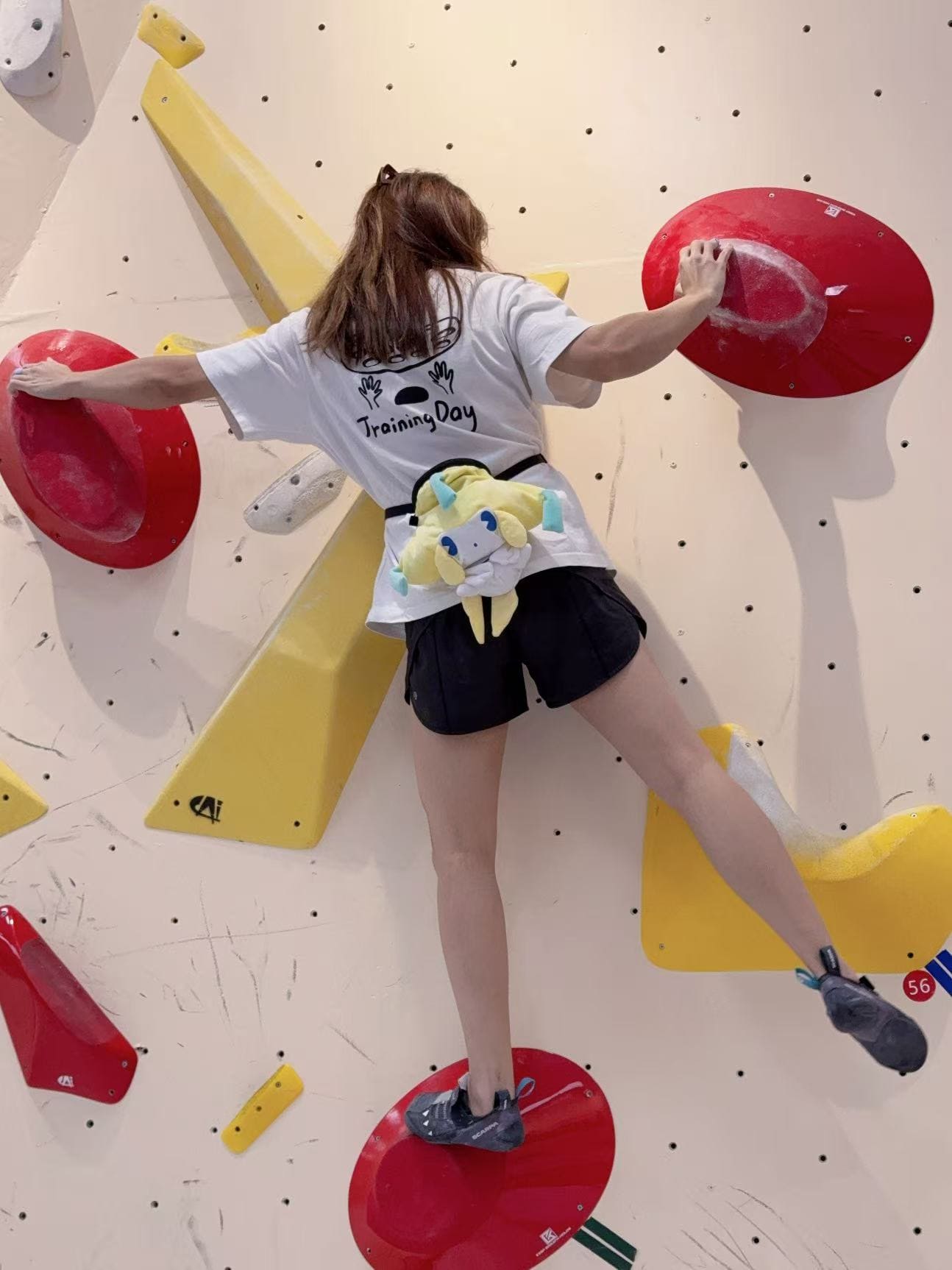 POKEMON plush jirachi soda pop climbing chalk bag bouldering