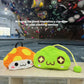 MapleStory-themed climbing chalk bucket featuring the Slime and Orange Mushroom characters. Rock climbing chalk bags by Fatworm