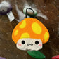 MapleStory-themed climbing chalk bucket featuring the Slime and Orange Mushroom characters. Rock climbing chalk bags by Fatworm