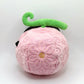 Hana Hana no Mi pink  devil fruit cute round chalk bag for climbing and bouldering, inspired by one piece plush luffy