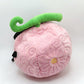 Hana Hana no Mi pink  devil fruit cute round chalk bag for climbing and bouldering, inspired by one piece plush luffy