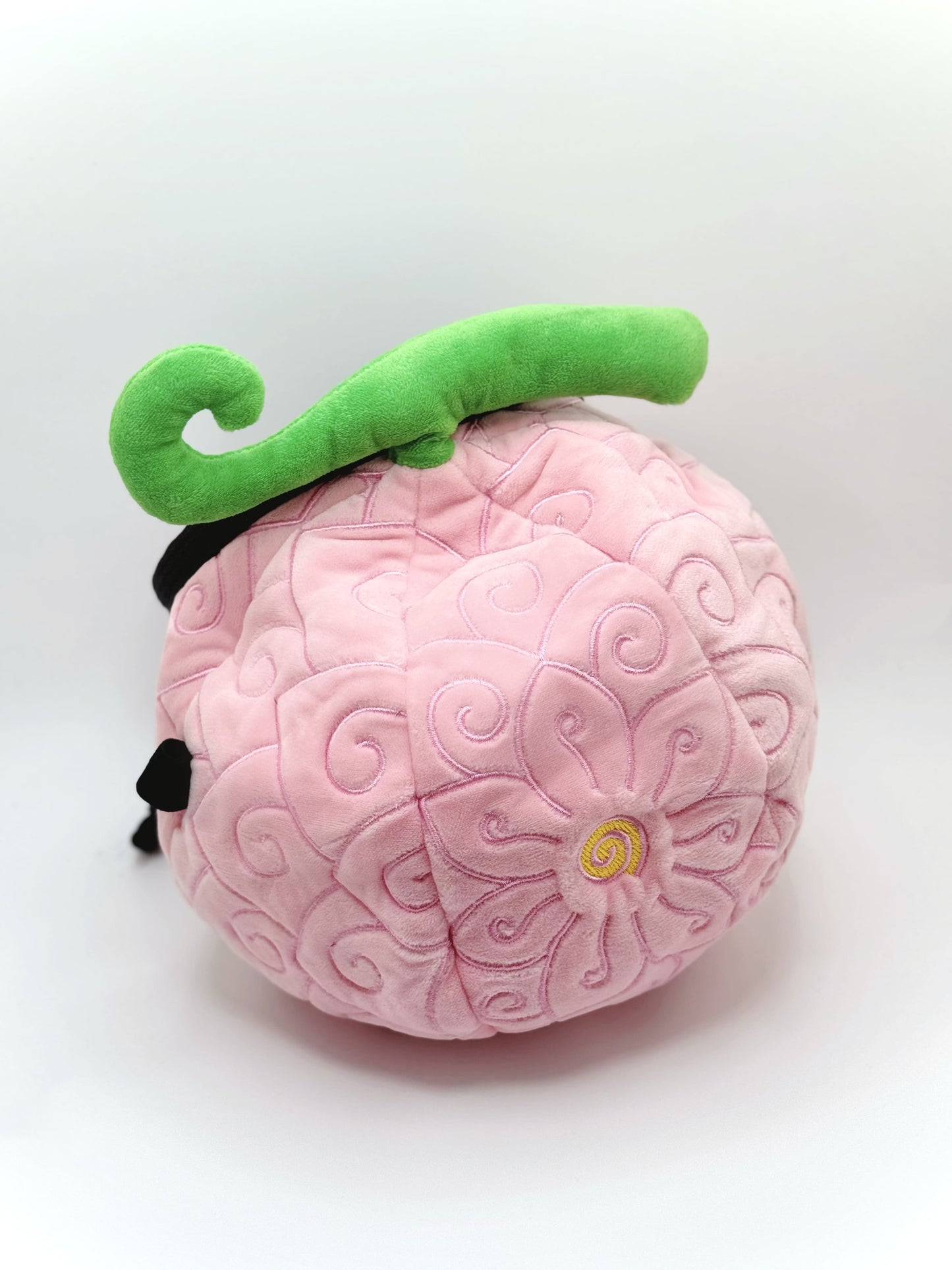 Hana Hana no Mi pink  devil fruit cute round chalk bag for climbing and bouldering, inspired by one piece plush luffy