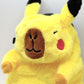 pikachu capybara pokemon pikabara climbing chalk bag  plush anime bouldering outdoor 