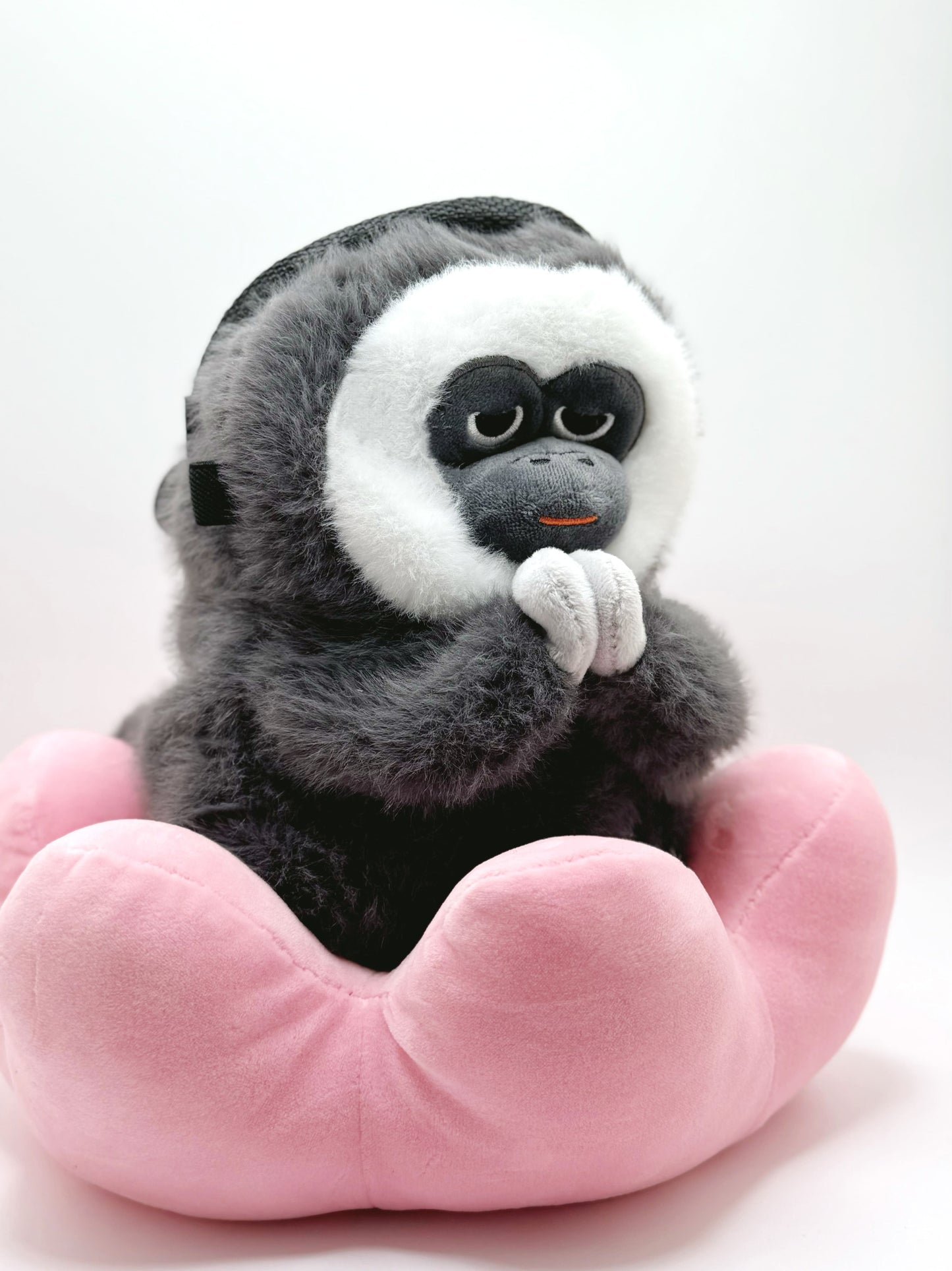 saki monkey climbing chalk bag cute plush lotus bouldering