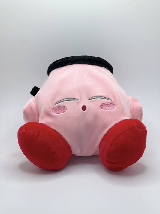 game anime cute Kirby plush chalk bag for rock climbing