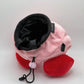 game anime cute Kirby plush chalk bag for rock climbing