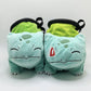 Smiling Bulbasaur cute plush chalk bag for rock climbing, available in two expression styles. This functional Grass-type plush makes an adorable climbing gift for climbers.
