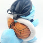 A soft and fluffy Squirtle plush bouldering chalk bag by Fatworm. This cute yet functional climbing gear features a long-durable wide-base design, making it the perfect climbing gift for climbers who love unique, handmade accessories.