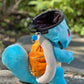 Squirtle plush chalk bag for rock climbing and bouldering, cute Pokémon-inspired climbing accessory