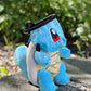 Squirtle plush chalk bag for rock climbing and bouldering, cute Pokémon-inspired climbing accessory