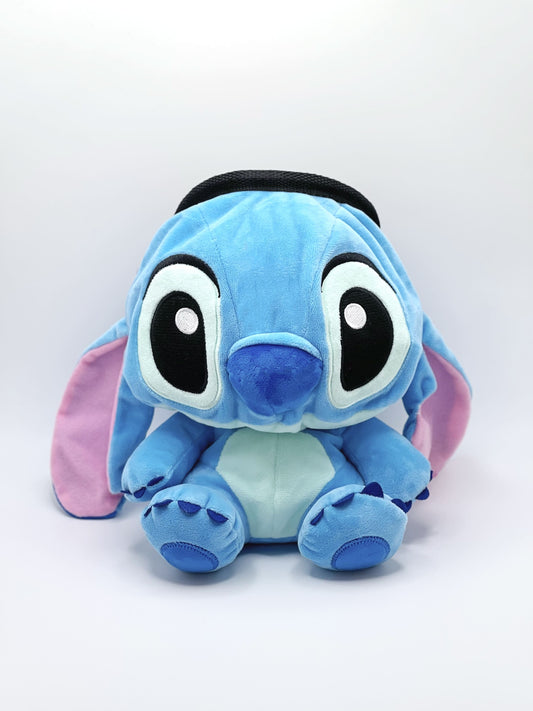 Stitch Climbing plush chalk bag by fatworm cute handmade bouldering