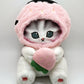 mofusand cute strawberry cat climbing chalk bag anime plush bouldering rock climbing gear