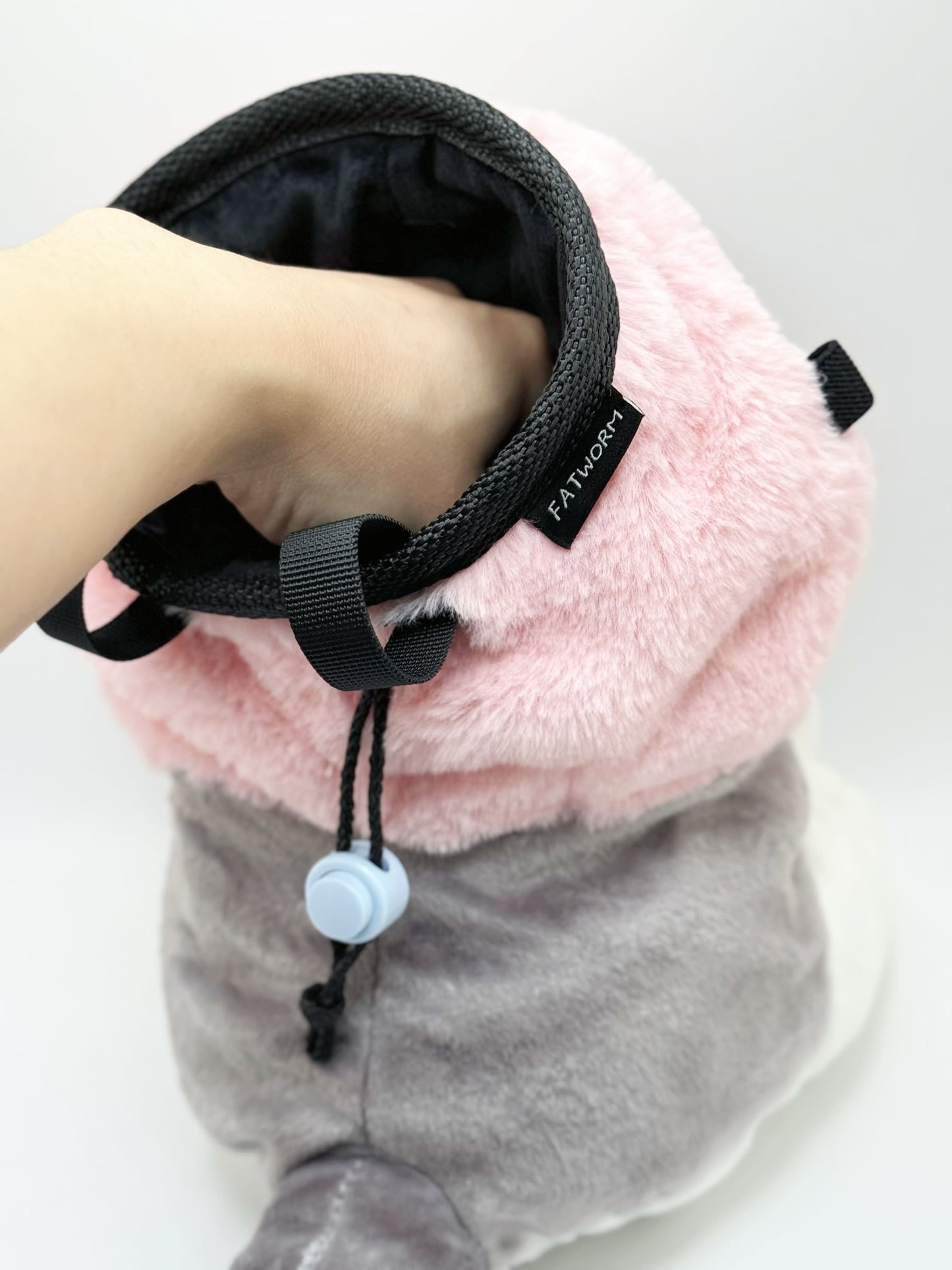 mofusand cute strawberry cat climbing chalk bag anime plush bouldering rock climbing gear