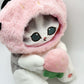 mofusand cute strawberry cat climbing chalk bag anime plush bouldering rock climbing gear