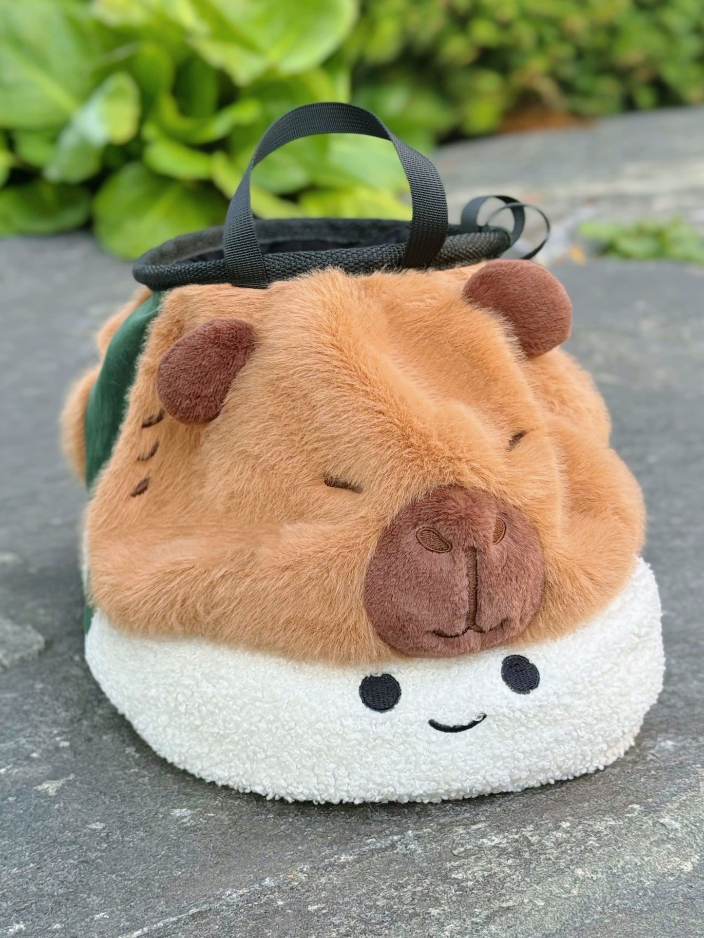 cute sushi capybara climbing chalk bag chalk bucket fatworm cute plush anime rock climbing handmade