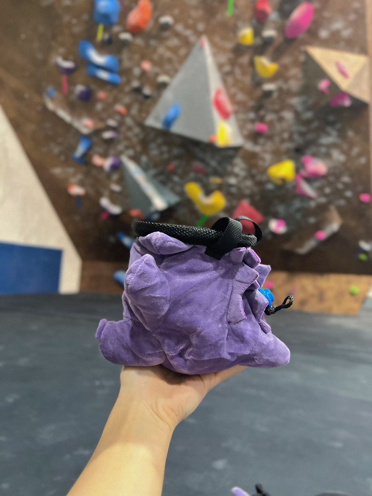 Pokemon Gengar chalk bucket chalk bag for rock climbing