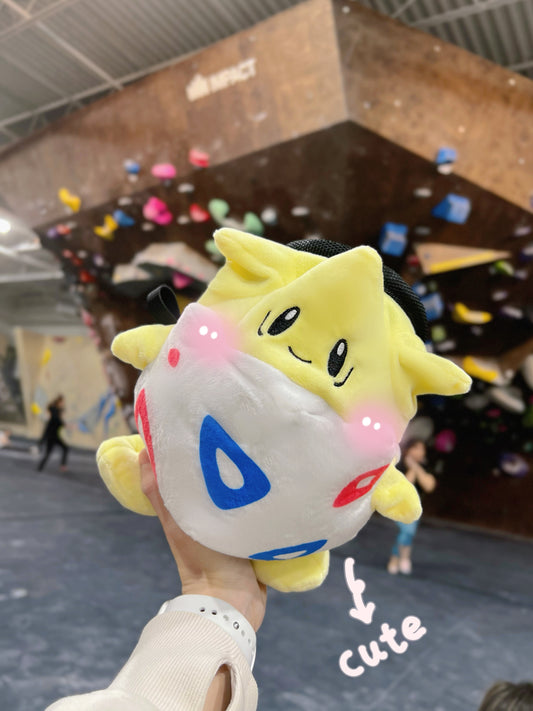 pokemon anime cute Togepi plush chalk bag for rock climbing