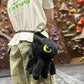 A soft and fluffy Night Fury Toothless "Classic Face" plush chalk bag by Fatworm. Featuring large expressive eyes and a long-durable handmade design, this cute and functional gear is the perfect climbing gift for climbers.